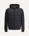 Belstaff Control Quilted Hooded Jacket In Black