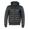 Belstaff Control Quilted Hooded Jacket In Black