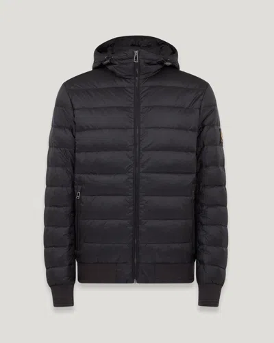 Belstaff Control Jacket Down Filled Nylon In Black