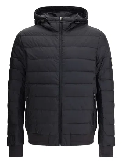 BELSTAFF CONTROL QUILTED HOODED JACKET