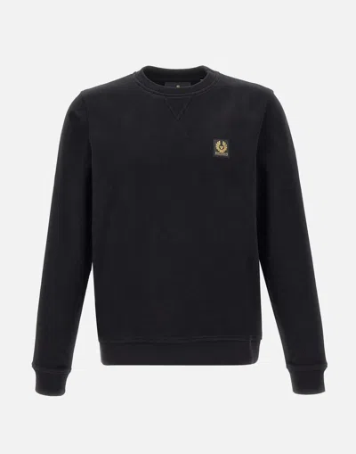 Belstaff Cotton Black Long Sleeve Sweatshirt