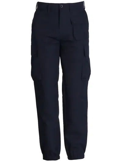 Belstaff Cotton-blend Cargo Pants In Blue
