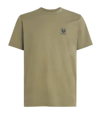 Belstaff Cotton Logo T-shirt In Green