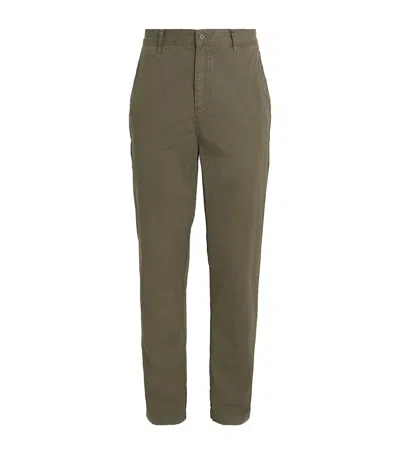 Belstaff Cotton Rally Chino Trousers In Green