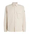 Belstaff Cotton Scale Shirt In Beige
