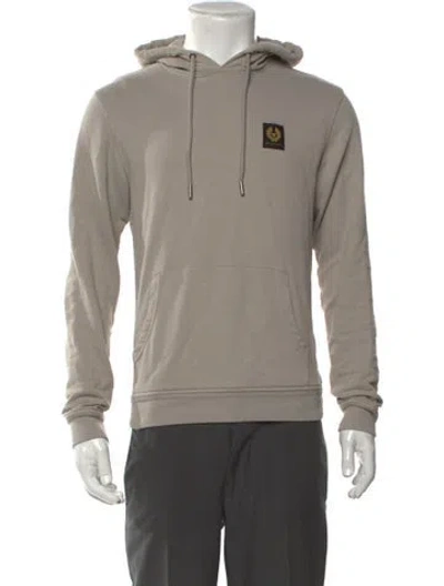 Pre-owned Belstaff Crew Neck Long Sleeve Hoodie In Grey