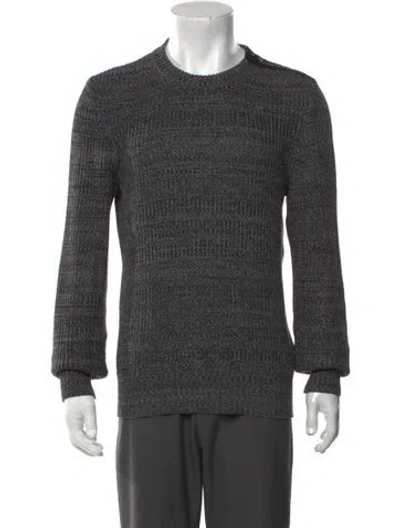 Pre-owned Belstaff Crew Neck Long Sleeve Pullover In Black