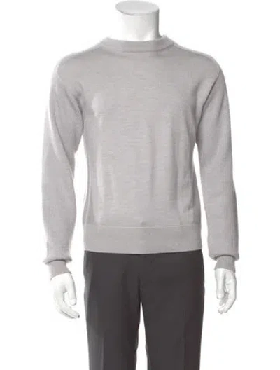 Pre-owned Belstaff Crew Neck Long Sleeve Pullover In Gray