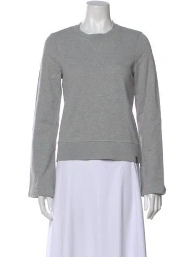 Pre-owned Belstaff Crew Neck Long Sleeve Sweatshirt In Gray