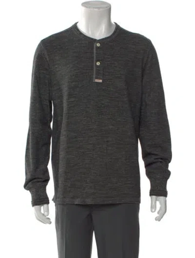 Pre-owned Belstaff Crew Neck Long Sleeve Sweatshirt In Gray