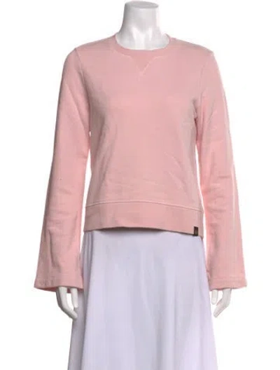 Pre-owned Belstaff Crew Neck Long Sleeve Sweatshirt In Pink