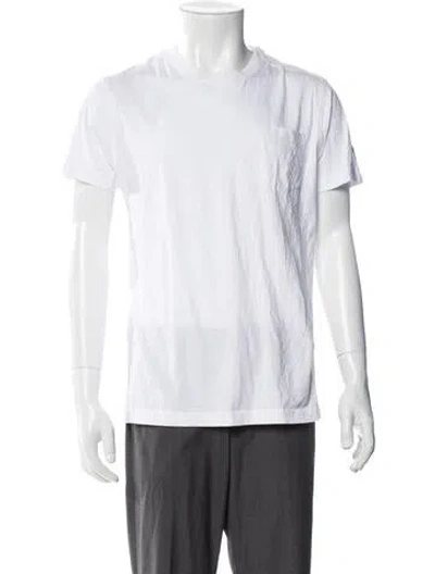 Pre-owned Belstaff Crew Neck Short Sleeve T-shirt W/ Tags In White