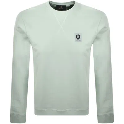 Belstaff Crew Neck Sweatshirt Breeze Green