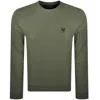 Belstaff Crew Neck Sweatshirt Green In Green