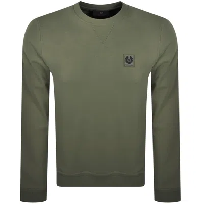 Belstaff Crew Neck Sweatshirt Green