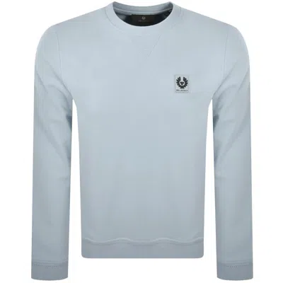 Belstaff Crew Neck Sweatshirt Sky Blue