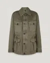 Belstaff Cs60 Field Jacket In Surplus Green