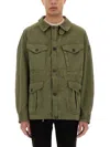 Belstaff Fieldmaster Utility Jacket Adjustable Cuffs In Green