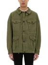Belstaff Fieldmaster Utility Jacket Adjustable Cuffs In Green