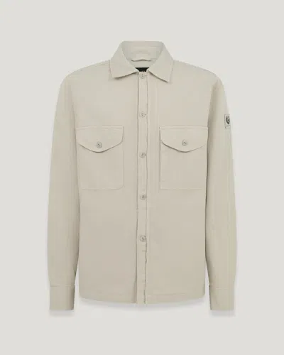 Belstaff Cs60 Overshirt In Stone Beige