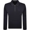 Belstaff Curator Collared Sweatshirt Navy In Blue