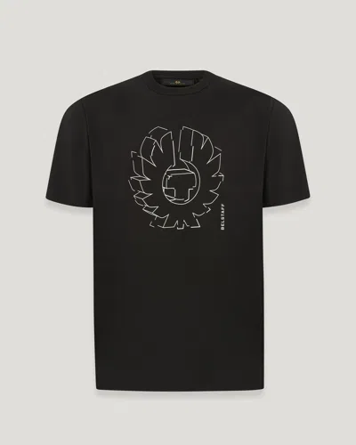 Belstaff Deconstructed Phoenix Graphic T-shirt In Black