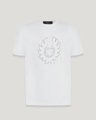 Belstaff Deconstructed Phoenix Graphic T-shirt In White