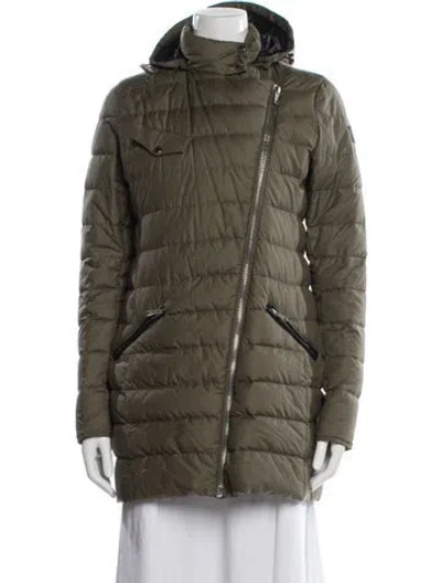 Pre-owned Belstaff Down Jacket In Green