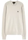 Belstaff Drift Cotton-blend Jumper In Beige