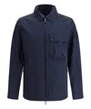 Belstaff Adjustable Fit Utility Jacket In Blue