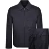 Belstaff Drome Overshirt Dark Ink In Blue