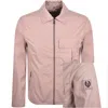 Belstaff Drome Overshirt Wood Rose Pink In Pink