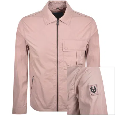 Belstaff Drome Overshirt Wood Rose Pink