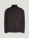 Belstaff Drome Overshirt In Black