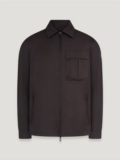 Belstaff Drome Overshirt In Black