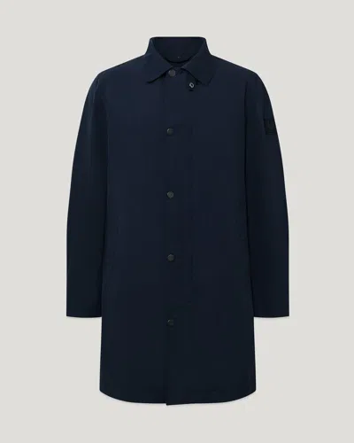 Belstaff Farer Coat Alpha Nylon In Black