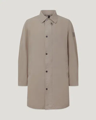 Belstaff Farer Coat Alpha Nylon In Sand