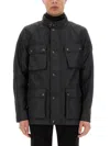 Belstaff Men's Fieldmaster Wax Jacket In Black