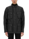 Belstaff Men's Fieldmaster Wax Jacket In Black