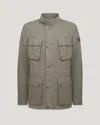 Belstaff Fieldmaster Jacket In Dark Pumice / Sand