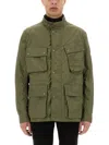 Belstaff Fieldmaster Utility Jacket Adjustable Cuffs In Green