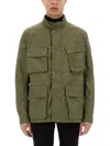 Belstaff Fieldmaster Utility Jacket Adjustable Cuffs In Green