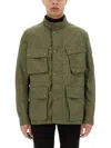 Belstaff Fieldmaster Utility Jacket Adjustable Cuffs In Green