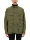 Belstaff Fieldmaster Utility Jacket Adjustable Cuffs In Green