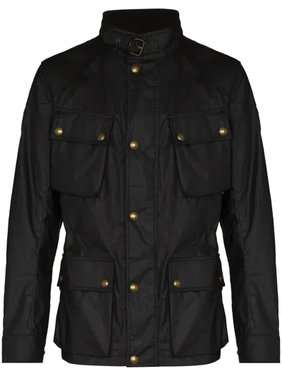 Belstaff Fieldmaster Zip-up Jacket In Black