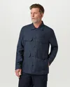Belstaff Multi-pocket Field Jacket In Blue