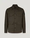Belstaff Forge Overshirt In Army Olive