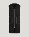 Belstaff Foundry Reversible Vest In Black