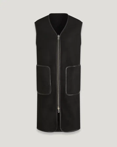 Belstaff Foundry Reversible Vest In Black