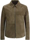 Belstaff Chaqueta De Cuero - Verde In Green